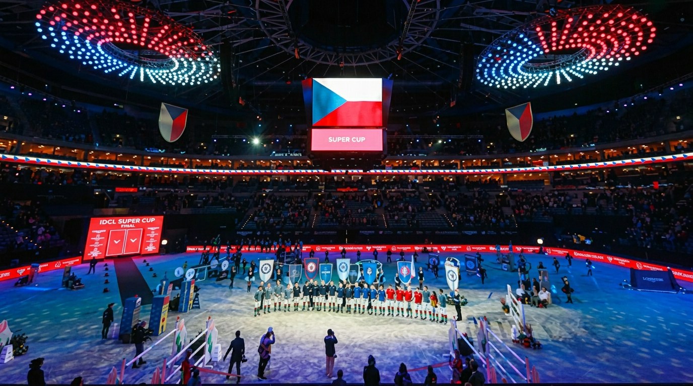 Super Cup ceremoniál v O2 areně